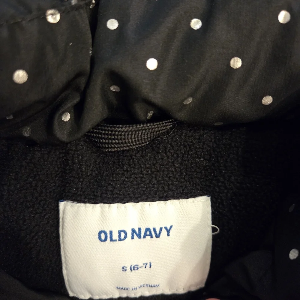 Old Navy Black Polka Dot Kids Vest